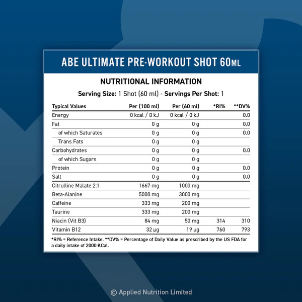 Applied Nutrition ABE Shot 60 ml