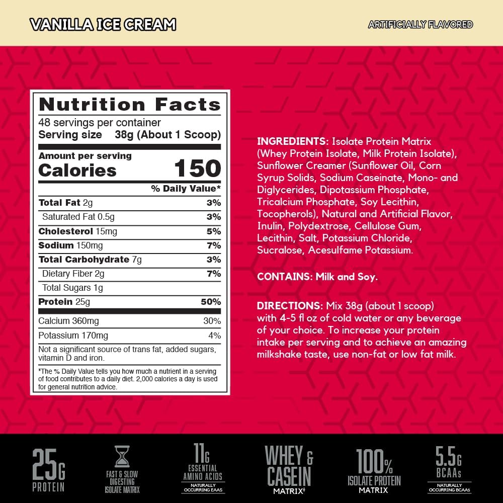BSN Syntha-6 Isolate nutrition