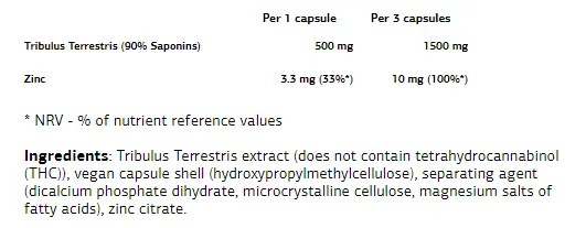 VPlab Tribulus Terrestris 90 caps