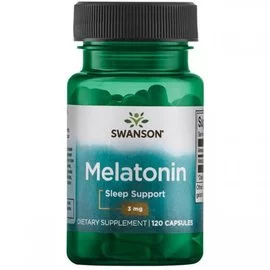 Знижена ціна! Swanson Melatonin 3 mg 120 caps, термін до 02.22, image 