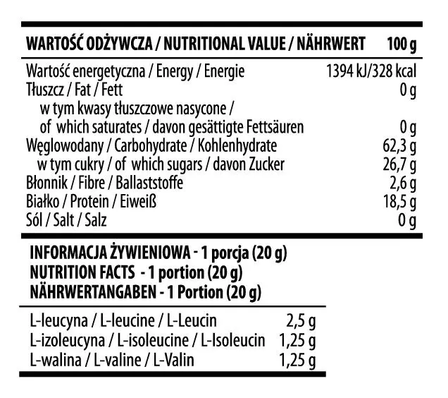ActivLab De Luxe BCAA Smoothie 440 g banana facts