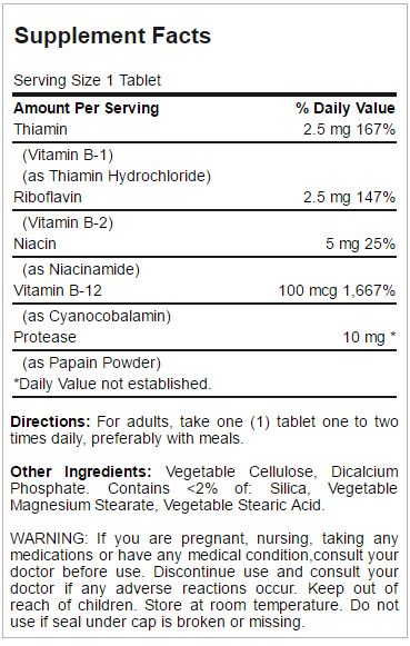Puritan's Pride Vitamin B-Complex and Vitamin B-12