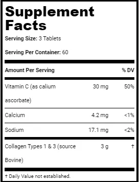 SAN Collagen Types 1 & 3 180 tabs 