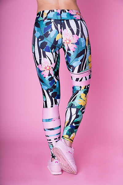 2 skin leggings moon flower Mega Mass