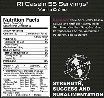 Rule One Casein 1,8 kg купить в Киеве и Украине, цены, характеристики