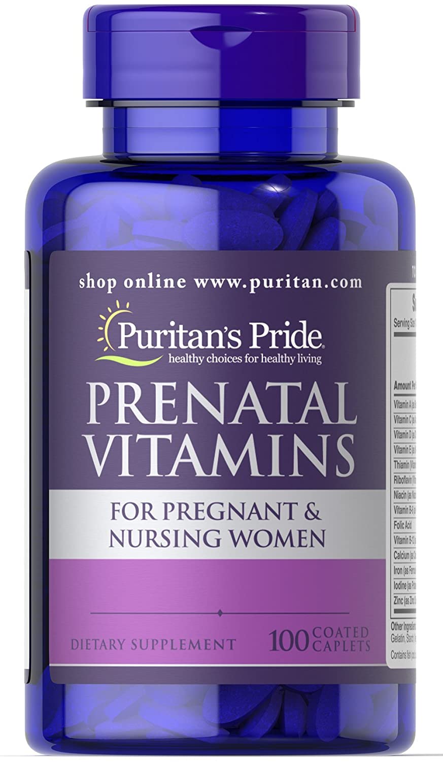Puritan's pride prenatal vitamins 100 caps купити, ціна в Києві та
