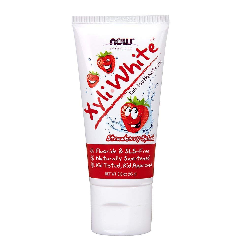 Now xyli white kids toothpaste gel (strawberry splash) 85 g купити