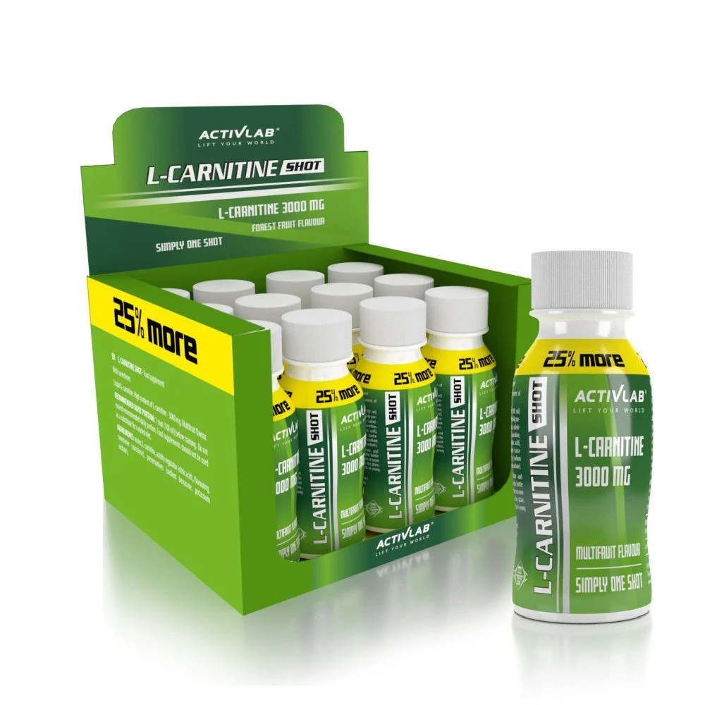Activlab l-carnitine shot 3000 mg 80 ml купить Киев и Украина