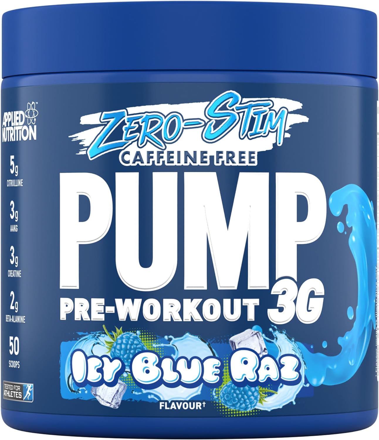 Applied nutrition pump pre - workout 3g zero stim 375 g купить