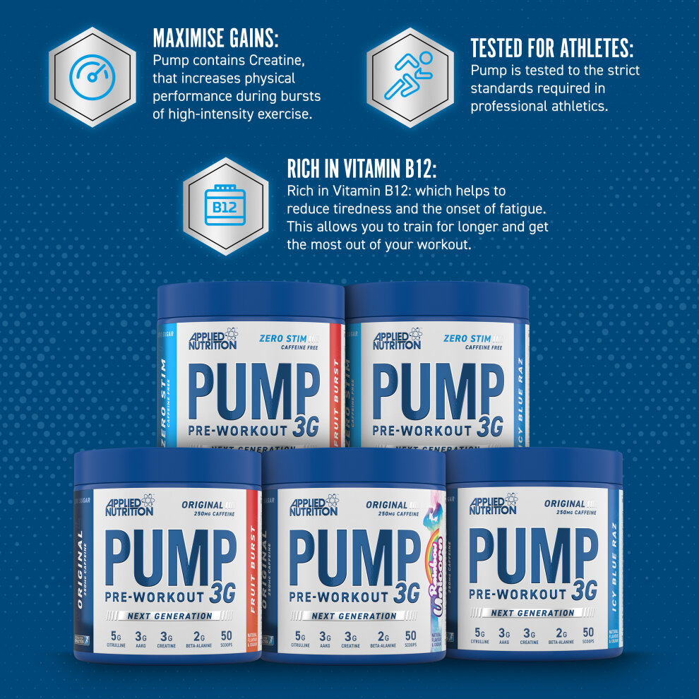 Applied nutrition pump pre - workout 3g original 375 g купить Киев