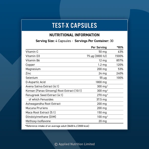 Applied nutrition test-x 120 caps купить Киев и Украина