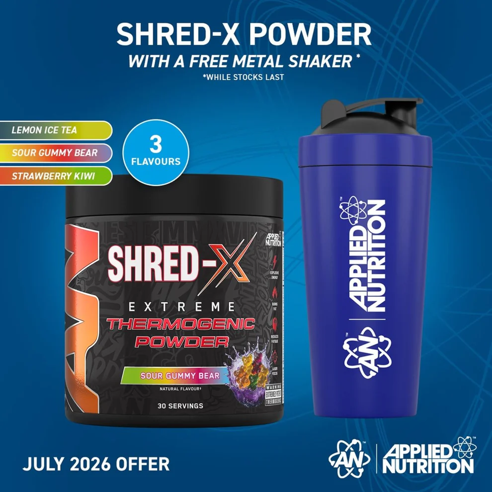Applied nutrition shred - x extreme thermogenic 300 g купити, ціна