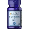 Puritan's Pride Vitamin B-Complex and Vitamin B-12 90 tabs, Puritan's Pride Vitamin B-Complex and Vitamin B-12 90 tabs  в интернет магазине Mega Mass
