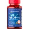 Puritan's Pride Omega-3 Fish Oil 1000 mg 100 softgels, image 