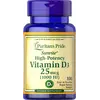 Puritan's Pride Vitamin D3 25 mcg/1000 IU 100 softgels, Puritan's Pride Vitamin D3 25 mcg/1000 IU 100 softgels  в интернет магазине Mega Mass