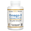 California Gold Nutrition Omega-3 Premium Fish Oil 100 softgels, image 