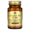 Solgar Vitamin B6 50 mg 100 tabs, Solgar Vitamin B6 50 mg 100 tabs  в интернет магазине Mega Mass