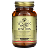 Solgar Vitamin C 500 mg with Rose Hips 100 tabs, image 
