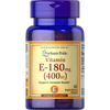 Puritan's Pride E-180 mg (400 IU) 50 softgels, Фасовка: 50 softgels, Коцентрація: 180 mcg, image 
