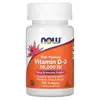 NOW Vitamin D-3 10000 IU 120 softgels, Фасування: 120 softgels, Концентрація: 10000 IU, Коцентрація: 10000 UI, image 