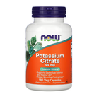 NOW Potassium Citrate 99 mg 180 Caps, NOW Potassium Citrate 99 mg 180 Caps  в интернет магазине Mega Mass