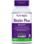 Natrol Biotin Plus Beauty 5.000 mcg 60 tabs, image 