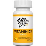Vplab Ultra Vit Vitamin D3 600IU 120 softgels, image 