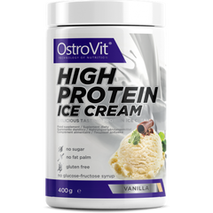 OstroVit Hight Protein Ice Cream 400 g, Вкус: Vanilla / Ваниль, OstroVit Hight Protein Ice Cream 400 g, Вкус: Vanilla / Ваниль  в интернет магазине Mega Mass