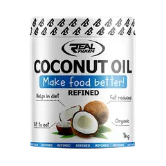 Real Pharm Coconut Oil Refined 1000 g, Real Pharm Coconut Oil Refined 1000 g  в интернет магазине Mega Mass
