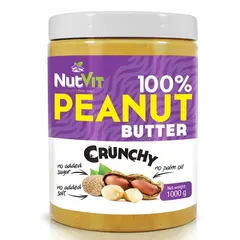 NutVit Peanut Butter 1000 g Crunchy, NutVit Peanut Butter 1000 g Crunchy  в интернет магазине Mega Mass