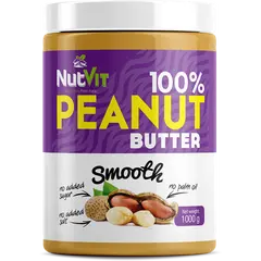 NutVit Peanut Butter 1000 g Smooth, NutVit Peanut Butter 1000 g Smooth  в интернет магазине Mega Mass