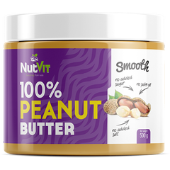 NutVit Peanut Butter 500 g Smooth, image 