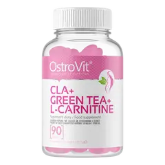 OstroVit CLA + Green Tea + L-Carnitine 90 caps, OstroVit CLA + Green Tea + L-Carnitine 90 caps  в интернет магазине Mega Mass