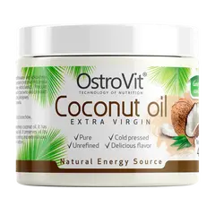 OstroVit Coconut Oil Extra Virgin 400 g, OstroVit Coconut Oil Extra Virgin 400 g  в интернет магазине Mega Mass