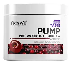 OstroVit Pump Pre-Workout Formula 300 g, Вкусы: Cherry / Bишня, OstroVit Pump Pre-Workout Formula 300 g, Вкусы: Cherry / Bишня  в интернет магазине Mega Mass