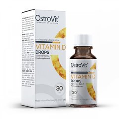 OstroVit Vitamin D Drops 30 ml, OstroVit Vitamin D Drops 30 ml  в интернет магазине Mega Mass