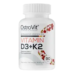 OstroVit Vitamin D3+K2 90 tabs, image 
