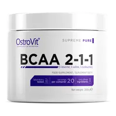 OstroVit BCAA 2:1:1 200 g, Вкусы: Lemon / Лимон, OstroVit BCAA 2:1:1 200 g, Вкусы: Lemon / Лимон  в интернет магазине Mega Mass