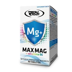 Real Pharm MAX MAG+B6 90 tabs, Real Pharm MAX MAG+B6 90 tabs  в интернет магазине Mega Mass