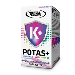 Real Pharm Potas+Magnez+B6 90 tabs, image 