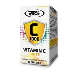 Real Pharm Vitamin C Forte 1000 mg 90 tabs, Real Pharm Vitamin C Forte 1000 mg 90 tabs  в интернет магазине Mega Mass