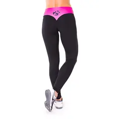 2 Skin Leggings Femi Style Black/Pink, image 