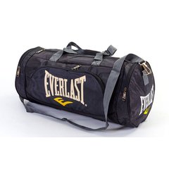Спортивная сумка бочонок Everlast GA-016, Цвет: Чёрный, Спортивная сумка бочонок Everlast GA-016, Цвет: Чёрный  в интернет магазине Mega Mass