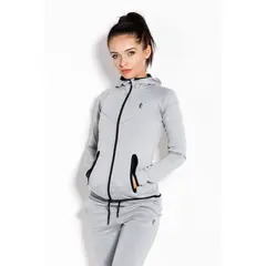 Kevin Levrone Hoodie Jacket 01 LW Melange Grey, Kevin Levrone Hoodie Jacket 01 LW Melange Grey  в интернет магазине Mega Mass