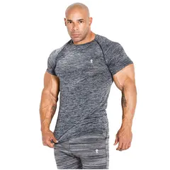 Kevin Levrone T-Shirt 01 LM Compression Dark Grey, Kevin Levrone T-Shirt 01 LM Compression Dark Grey  в интернет магазине Mega Mass