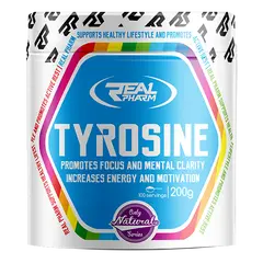 Real Pharm Tyrosine 200 g, Смак: Orange Lemon / Апельсин Лимон, image 