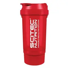 Scitec Nutrition Traveller Shaker Red 500 ml, image 