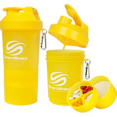 SmartShake 400 ml Yellow 3 in 1, SmartShake 400 ml Yellow 3 in 1  в интернет магазине Mega Mass