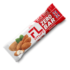 FitLife Zero Bar 60 g, Смак: Delicious Almond / Смачний Мигдаль, image 