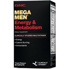 GNC Mega Men Energy & Metabolism 90 caps, GNC Mega Men Energy & Metabolism 90 caps  в интернет магазине Mega Mass